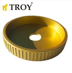 TROY - TROY 25091 Avuç Taşlama için Ahşap Törpüleme Oyma Diski, 115mm