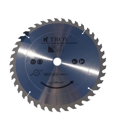 TROY 25256 Ahşap Dairesel Testere Bıçağı Ø305mm x 60T - 2