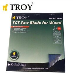 TROY 25254 Ahşap Dairesel Testere Bıçağı Ø305mm x 40T - Thumbnail