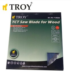TROY 25254 Ahşap Dairesel Testere Bıçağı Ø305mm x 40T - 4