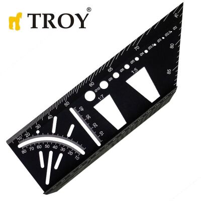 TROY 25901 Alüminyum Kırlangıç Geçme İşaretleme Gönyesi - 3