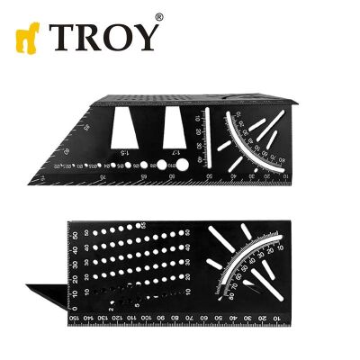 TROY 25901 Alüminyum Kırlangıç Geçme İşaretleme Gönyesi - 4