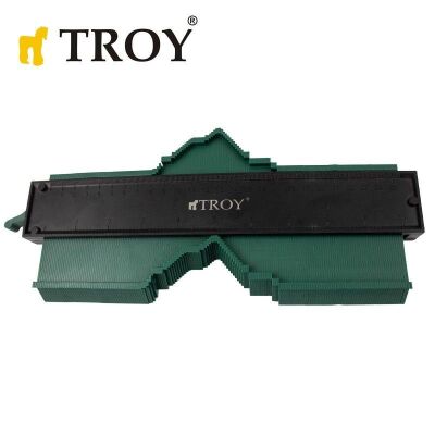 TROY 25902 Sabitleme Mandallı Kontur Mastarı, 258mm - 1