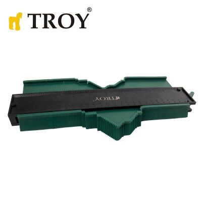 TROY 25902 Sabitleme Mandallı Kontur Mastarı, 258mm - 3