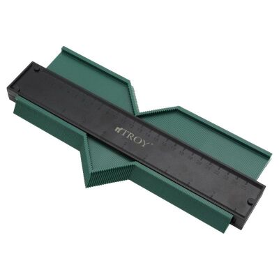 TROY 25902 Sabitleme Mandallı Kontur Mastarı, 258mm - 10