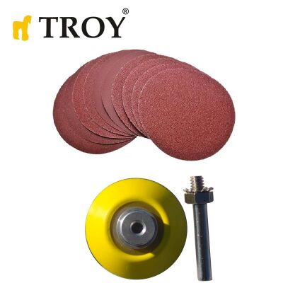 TROY 25930 Aşındırıcı Cırt Zımpara Seti, 101 Parça - 2