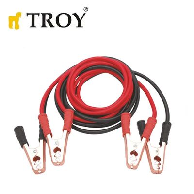 TROY 26000 Akü Takviye Kablosu 12V - 24V, 35 mm², 4.5m, 400 A