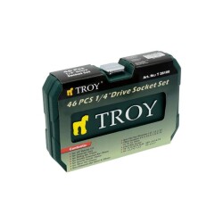 TROY 26100 Lokma Anahtar Takımı (40 Parça, Metrik) - 1