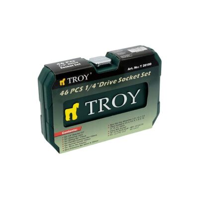 TROY 26100 Lokma Anahtar Takımı (40 Parça, Metrik) - 1
