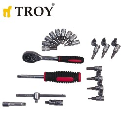 TROY 26100 Lokma Anahtar Takımı (40 Parça, Metrik) - 3