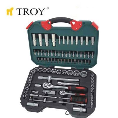 TROY 26101 Lokma Anahtar Takımı (94 Parça, Metrik) - 1