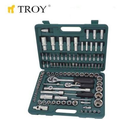 TROY 26102 Lokma Anahtar Takımı (108 Parça, Metrik) - 1