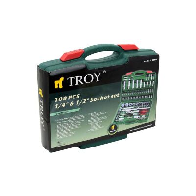 TROY 26102 Lokma Anahtar Takımı (108 Parça, Metrik) - 1