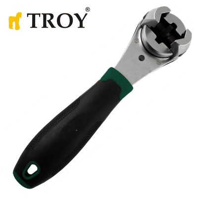 TROY 26131 Hızlı Bırakmalı Cırcır Lokma Kolu, 6.5-22mm - 2