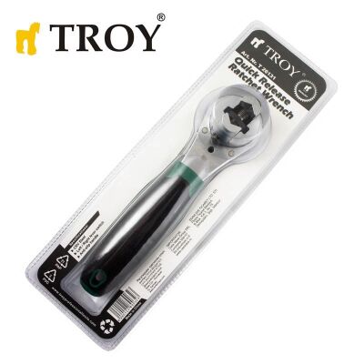 TROY 26131 Hızlı Bırakmalı Cırcır Lokma Kolu, 6.5-22mm - 4