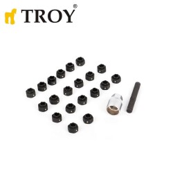 TROY 26140 Audi Bijon Somunu Lokma Seti, 22 Parça - 1