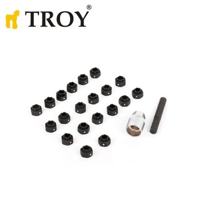 TROY 26140 Audi Bijon Somunu Lokma Seti, 22 Parça - 1