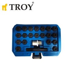 TROY 26154 Volkswagen Bijon Somunu Lokma Seti, 22 Parça - 2