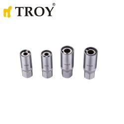 TROY 26155 Bozuk Somun Sökme Takımı, 4 Parça - 1