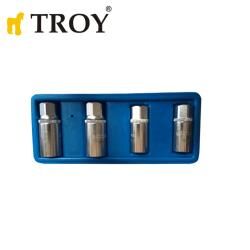 TROY 26155 Bozuk Somun Sökme Takımı, 4 Parça - 2