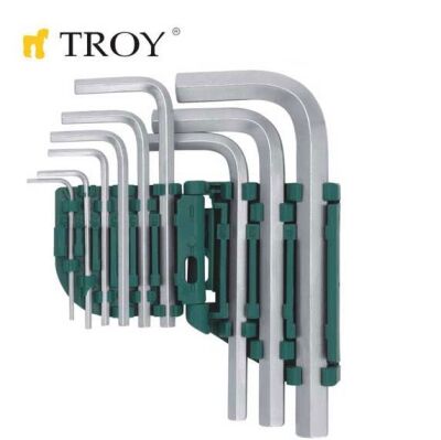 TROY 26201 Allen Anahtar Seti (9 Parça) - 1