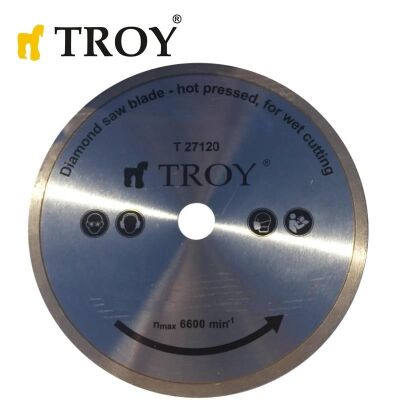 TROY 27120 Mermer Porselen Kesici Elmas Testere, 200mm - 1
