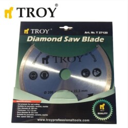 TROY 27120 Mermer Porselen Kesici Elmas Testere, 200mm - 3