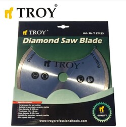 TROY 27123 Mermer Porselen Kesici Elmas Testere, 230mm - Thumbnail