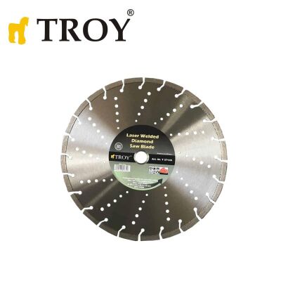 TROY 27135 Elmas Kesici Disk, Beton, Kuru Kesim , 350mm - 1