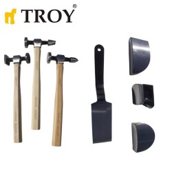 TROY 27299 Kaporta ve Tampon Düzeltme Alet Seti, 7 Parça - 1