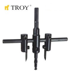 TROY 27401 Ayarlanabilir Alçıpan Delme Seti (30-120mm) - 2