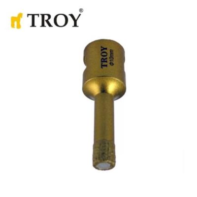 TROY 27450-10 Avuç Taşlamalar için Seramik Kuru Elmas Delici, 10mm - 1