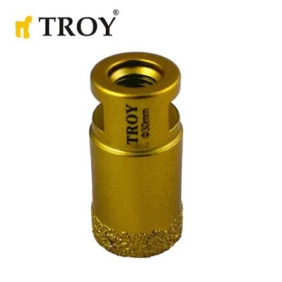 TROY 27450-30 Avuç Taşlamalar için Seramik Kuru Elmas Delici, 30mm - 1