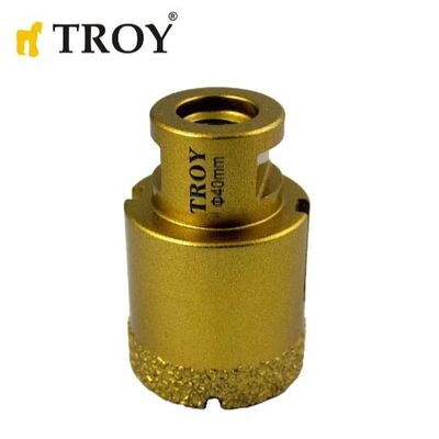 TROY 27450-40 Avuç Taşlamalar için Seramik Kuru Elmas Delici, 40mm  - 1
