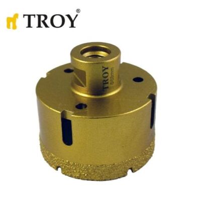TROY 27450-68 Avuç Taşlamalar için Seramik Kuru Elmas Delici, 68mm - 1