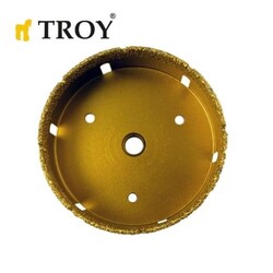TROY 27450-80 Avuç Taşlamalar için Seramik Kuru Elmas Delici, 80mm - 3