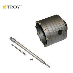 TROY - TROY 27462 Elmas Beton Panç (Ø 67mm) + Adaptör (400mm)