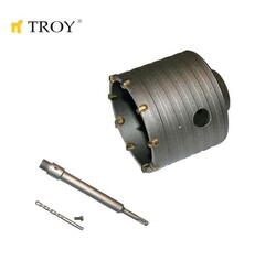 TROY - TROY 27464 Elmas Beton Panç (Ø 73mm) + Adaptör (250mm)