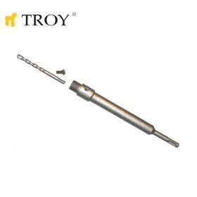 TROY 27466 SDS Plus Adaptör 250mm ve Merkezleme Matkap Ucu Seti - 1