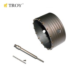 TROY - TROY 27470 Elmas Beton Panç (Ø 120mm) + Adaptör (250mm)