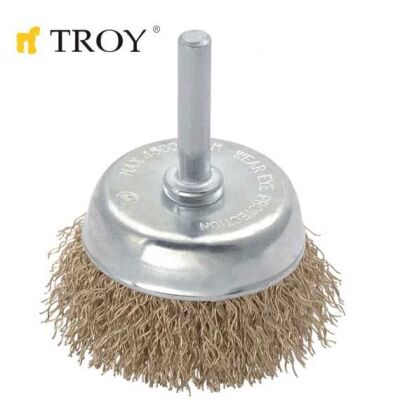 TROY 27702-75 Pimli Çanak Fırça (75mm) - 1