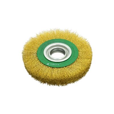 TROY 27704-125 Saçaklı Daire Fırça (125mm) - 1