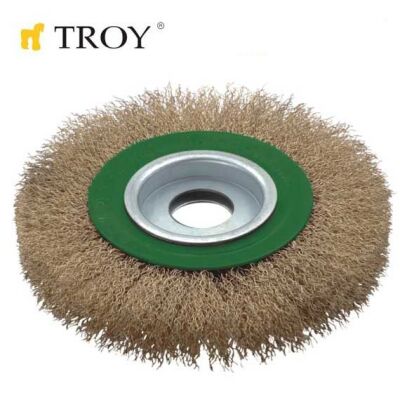 TROY 27704-178 Saçaklı Daire Fırça (178mm) - 1