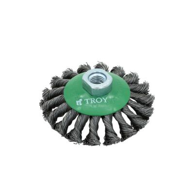 TROY 27705-100 Burma Telli Konik Fırça, (100mmxM14) - 1