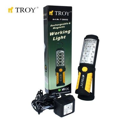 TROY 28052 Şarjlı LED Çalışma Lambası