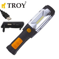 TROY - TROY 28055 USB Şarjlı COB LED Çalışma Lambası