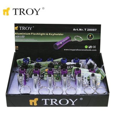 TROY 28087 Mini El Feneri ve Anahtarlık,