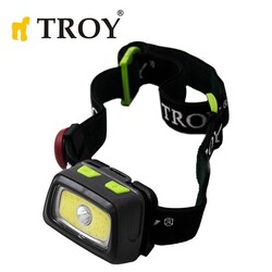 TROY 28202 COB LED Kafa Lambası, 3 Renkli - Thumbnail