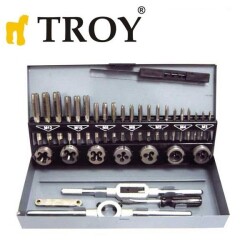 TROY 36000 Kılavuz Pafta Seti, 32 Parça - 1