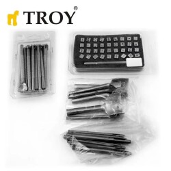TROY 90018 Deri İşleme Alet Seti, 273 Parça - 10